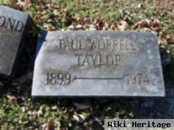 Paul Worrell Taylor