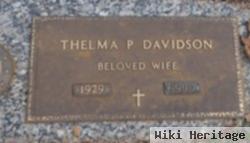 Thelma P Davidson