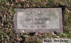 Alice Macomber Cardany