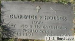 Pvt Clarence F. Holmes