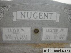 Lester "sunny" Nugent, Jr