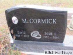 Tome U. Mccormick