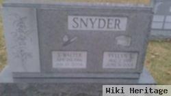 S Walter Snyder