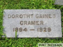 Dorothy Gaines Cramer