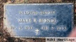 Mary R Biondi