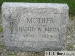 Hattie W Risch