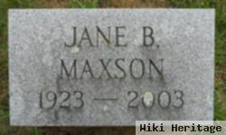 Jane Beard Maxson