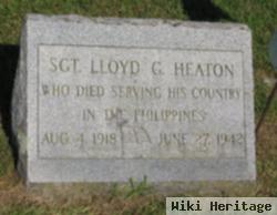 Sgt Lloyd G. Heaton