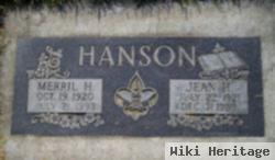 Jean Hendrickson Hanson