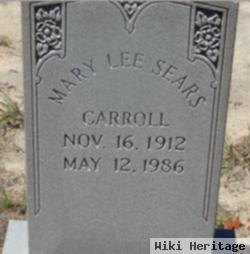 Mary Lee Sears Carroll