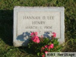 Hannah D. Henry Lee