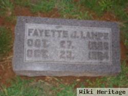 Fayette J Lampe