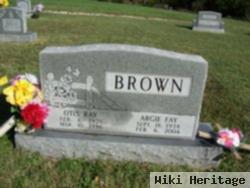 Argie Fay Morrison Brown