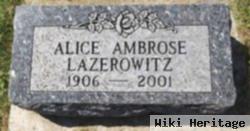 Alice Ambrose Lazerowitz