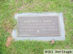 Pvt Philemon F White