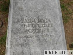 Anna Lizzie "annie" Bowen