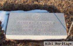 Sgt Robert J Dickey