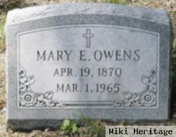 Mary E Owens