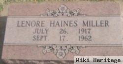 Lenore Haines Miller