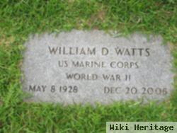 William D "bill" Watts