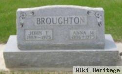 John T Broughton