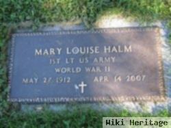 Mary Louise Halm