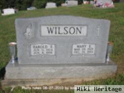 Harold E Wilson