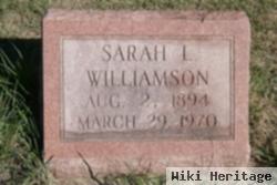 Sarah Lusetta Bubert Williamson