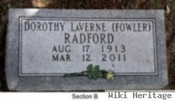 Dorothy Laverne "dot" Fowler Radford