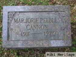 Marjorie Peebles Cannon