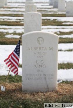 Alberta M Adams King