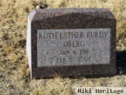 Ruth Esther Purdy Oberg