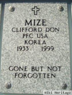 Clifford Don Mize