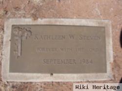 Kathleen W Steven