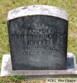 Martha "mattie" Rogers Jordan