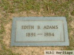 Edith B Adams