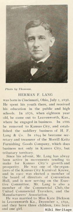 Herman F Lang