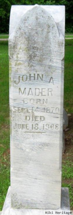 John Adam Mader