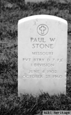 Paul W Stone