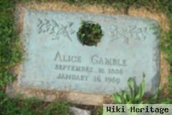 Mary Alice Gamble