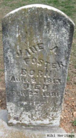 Jane A Foster