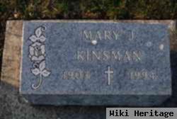 Mary J Kinsman