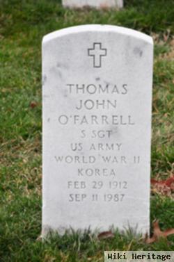 John Thomas O'farrell