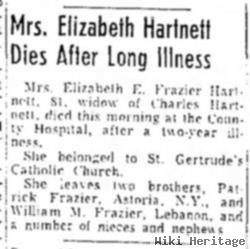 Elizabeth E Frazier Hartnett