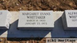 Margaret Elizabeth Evans Whittaker