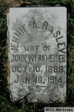 Jennie Alice Rasley Werkheiser