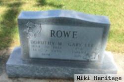 Dorothy M Rowe