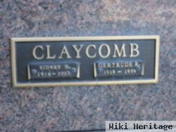 Sidney H Claycomb