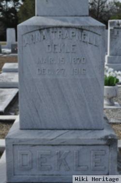 Anna Eliza Trapnell Dekle