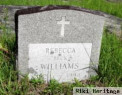 Rebecca M. "beck" Williams